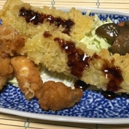 ガリガリ音を立てて食べる…さいこおの贅沢ですよねっ！穴子の天ぷら、長い１っぽんあったら買っちゃいます作るより旨しｗｗｗ。ナイスレシピをドウモゴチソ様！